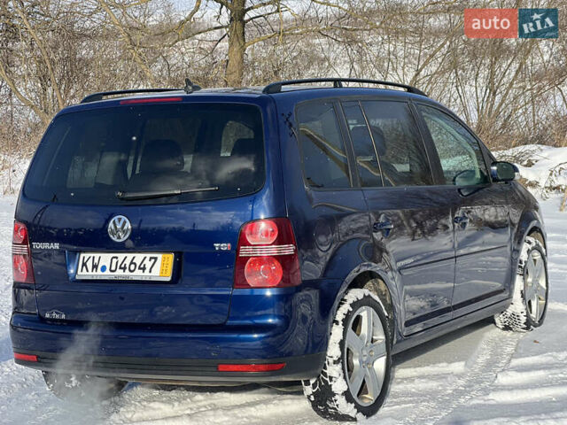 Синий Фольксваген Туран, объемом двигателя 1.4 л и пробегом 227 тыс. км за 7400 $, фото 6 на Automoto.ua
