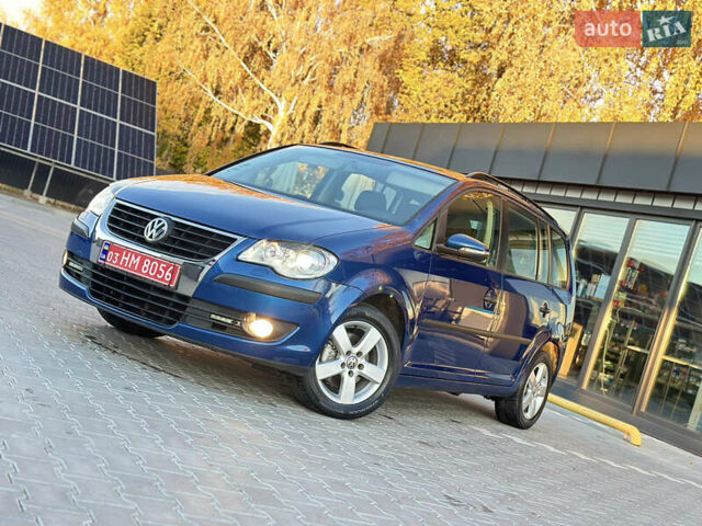 Синий Фольксваген Туран, объемом двигателя 1.4 л и пробегом 220 тыс. км за 7600 $, фото 6 на Automoto.ua