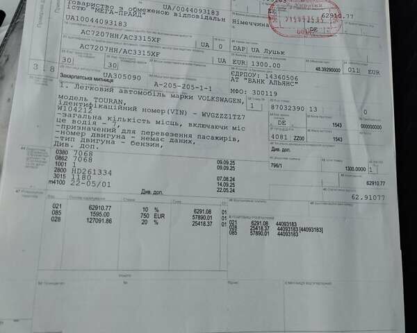 Зеленый Фольксваген Туран, объемом двигателя 1.6 л и пробегом 215 тыс. км за 7200 $, фото 41 на Automoto.ua
