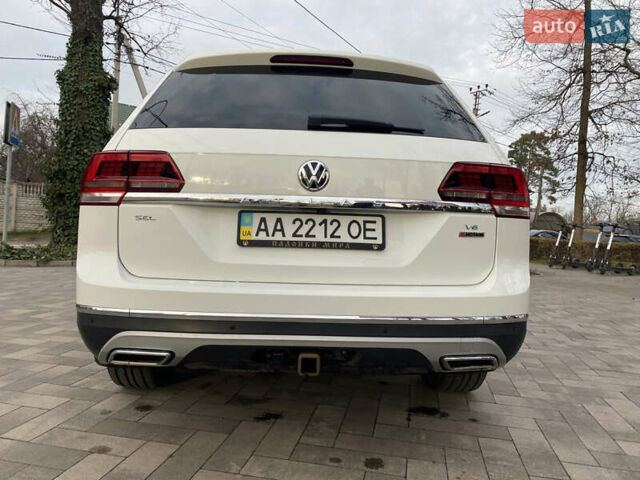 Білий Фольксваген Atlas, об'ємом двигуна 3.6 л та пробігом 114 тис. км за 22280 $, фото 11 на Automoto.ua