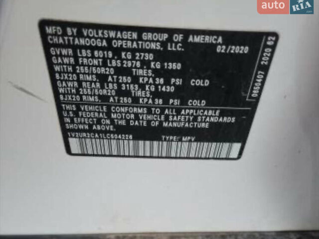 Білий Фольксваген Atlas, об'ємом двигуна 3.6 л та пробігом 173 тис. км за 12500 $, фото 53 на Automoto.ua