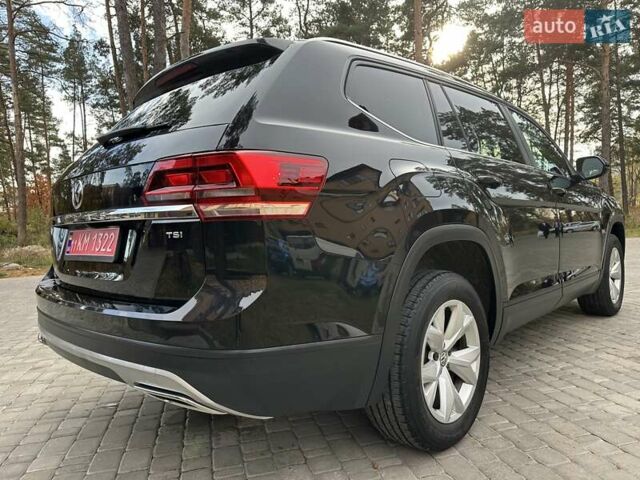 Чорний Фольксваген Atlas, об'ємом двигуна 2 л та пробігом 193 тис. км за 17950 $, фото 52 на Automoto.ua