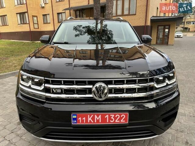Чорний Фольксваген Atlas, об'ємом двигуна 2 л та пробігом 193 тис. км за 17950 $, фото 49 на Automoto.ua