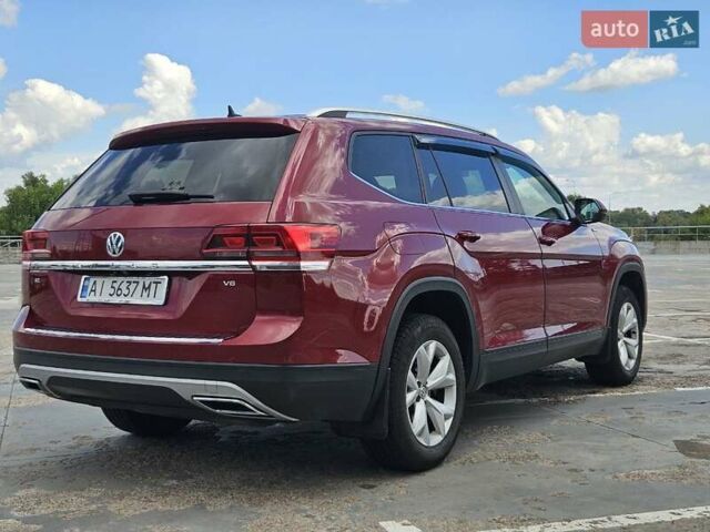 Червоний Фольксваген Atlas, об'ємом двигуна 3.6 л та пробігом 140 тис. км за 17500 $, фото 7 на Automoto.ua