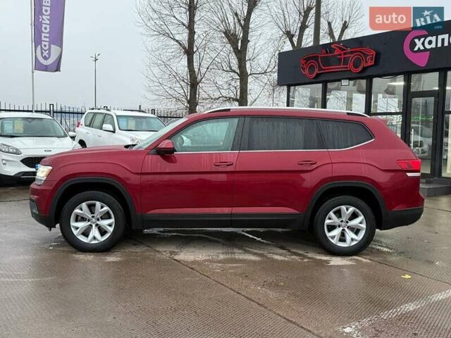 Красный Фольксваген Atlas, объемом двигателя 3.6 л и пробегом 98 тыс. км за 19500 $, фото 7 на Automoto.ua