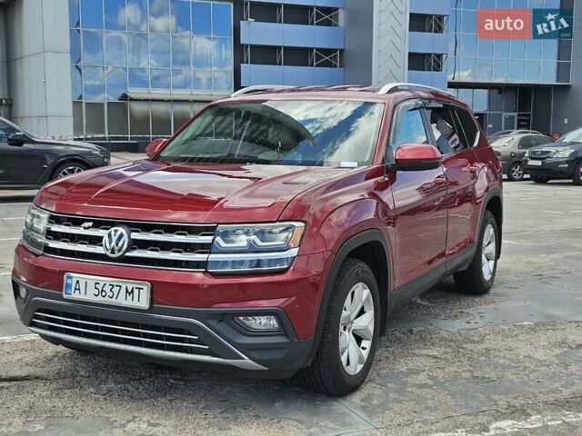Червоний Фольксваген Atlas, об'ємом двигуна 3.6 л та пробігом 140 тис. км за 17500 $, фото 1 на Automoto.ua