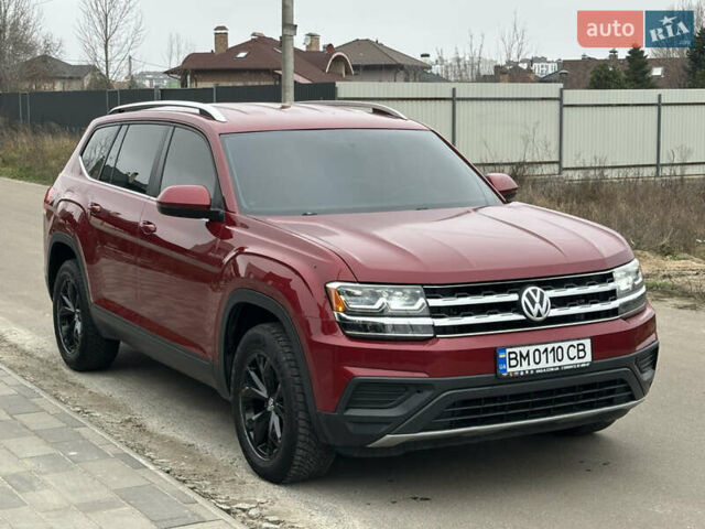 Красный Фольксваген Atlas, объемом двигателя 3.6 л и пробегом 83 тыс. км за 18999 $, фото 26 на Automoto.ua