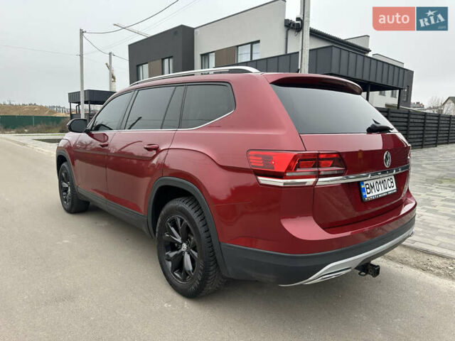 Красный Фольксваген Atlas, объемом двигателя 3.6 л и пробегом 83 тыс. км за 18999 $, фото 19 на Automoto.ua