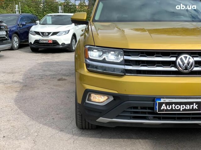 Желтый Фольксваген Atlas, объемом двигателя 3.6 л и пробегом 122 тыс. км за 27290 $, фото 11 на Automoto.ua
