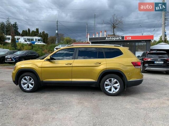 Фольксваген Atlas 2017 в Виннице на Automoto.ua Желтый Фольксваген Atlas, объемом двигателя 3.6 л и пробегом 122 тыс. км за 27290 $, фото 6 на Automoto.ua