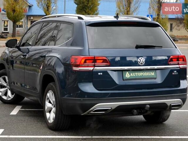 Синий Фольксваген Atlas, объемом двигателя 3.6 л и пробегом 173 тыс. км за 19500 $, фото 3 на Automoto.ua