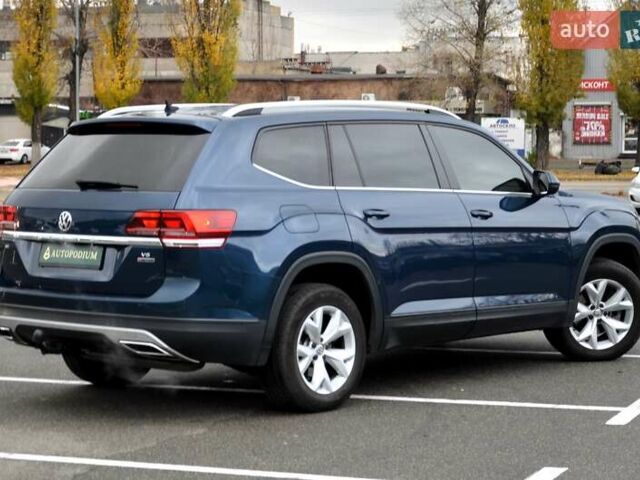 Синий Фольксваген Atlas, объемом двигателя 3.6 л и пробегом 173 тыс. км за 19500 $, фото 10 на Automoto.ua