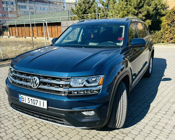 Синий Фольксваген Atlas, объемом двигателя 3.6 л и пробегом 65 тыс. км за 22800 $, фото 1 на Automoto.ua