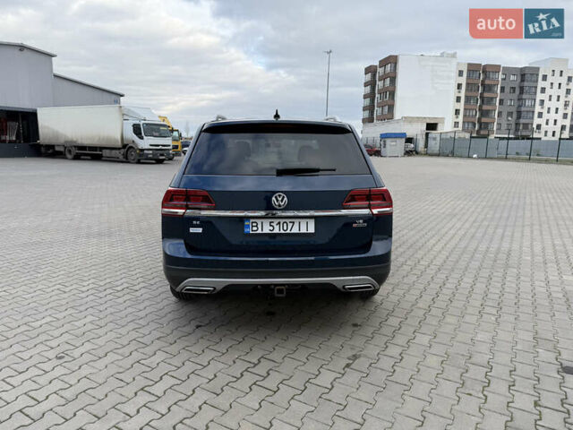 Синий Фольксваген Atlas, объемом двигателя 3.6 л и пробегом 70 тыс. км за 22900 $, фото 5 на Automoto.ua