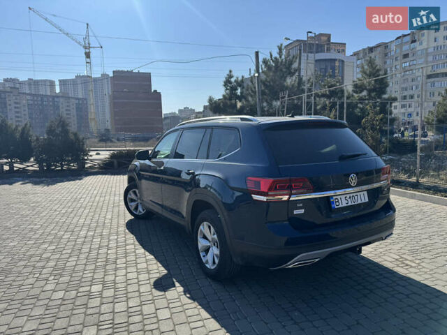 Синий Фольксваген Atlas, объемом двигателя 3.6 л и пробегом 65 тыс. км за 22800 $, фото 12 на Automoto.ua