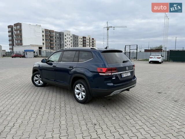 Синий Фольксваген Atlas, объемом двигателя 3.6 л и пробегом 70 тыс. км за 22900 $, фото 4 на Automoto.ua