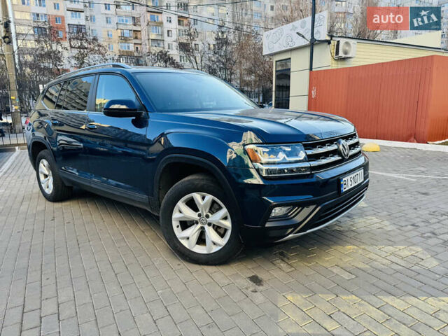 Синий Фольксваген Atlas, объемом двигателя 3.6 л и пробегом 65 тыс. км за 22800 $, фото 4 на Automoto.ua