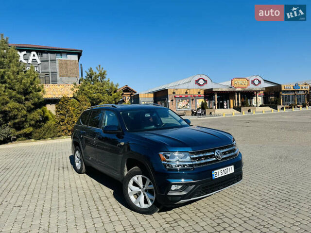 Синий Фольксваген Atlas, объемом двигателя 3.6 л и пробегом 65 тыс. км за 22800 $, фото 2 на Automoto.ua