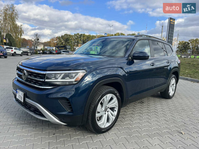 Синий Фольксваген Atlas, объемом двигателя 3.6 л и пробегом 108 тыс. км за 32500 $, фото 1 на Automoto.ua