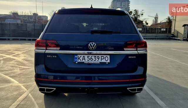 Синий Фольксваген Atlas, объемом двигателя 3.6 л и пробегом 88 тыс. км за 36000 $, фото 5 на Automoto.ua