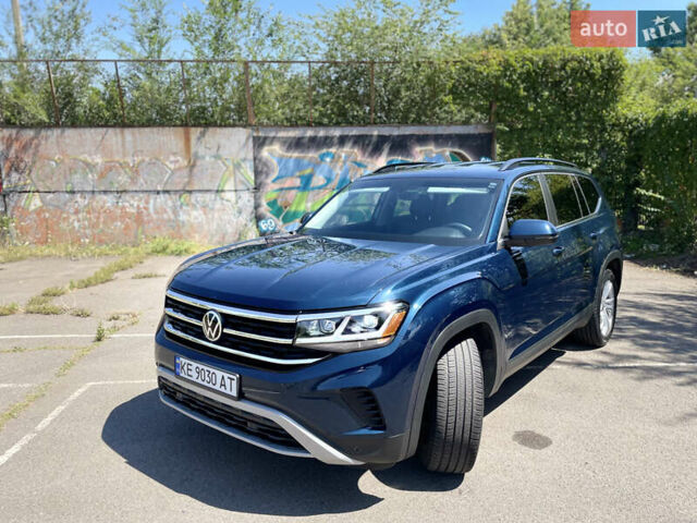 Синий Фольксваген Atlas, объемом двигателя 3.6 л и пробегом 53 тыс. км за 24500 $, фото 1 на Automoto.ua
