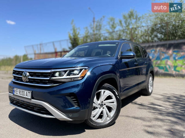 Синий Фольксваген Atlas, объемом двигателя 3.6 л и пробегом 53 тыс. км за 24500 $, фото 3 на Automoto.ua