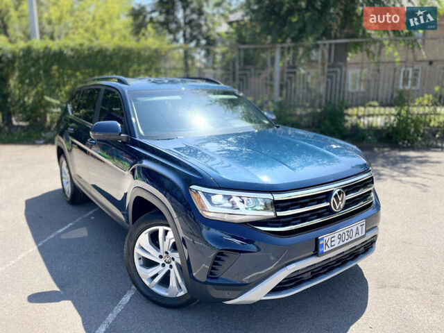 Синий Фольксваген Atlas, объемом двигателя 3.6 л и пробегом 52 тыс. км за 25000 $, фото 1 на Automoto.ua