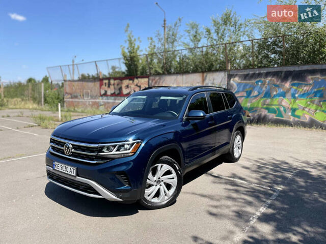 Синий Фольксваген Atlas, объемом двигателя 3.6 л и пробегом 53 тыс. км за 24500 $, фото 4 на Automoto.ua