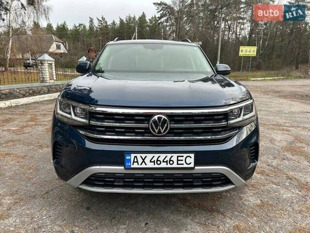 Синий Фольксваген Atlas, объемом двигателя 1.98 л и пробегом 68 тыс. км за 29300 $, фото 7 на Automoto.ua