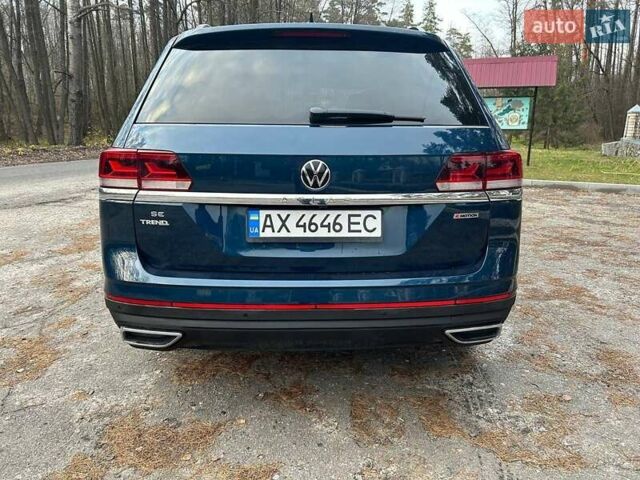 Синий Фольксваген Atlas, объемом двигателя 1.98 л и пробегом 68 тыс. км за 29300 $, фото 6 на Automoto.ua