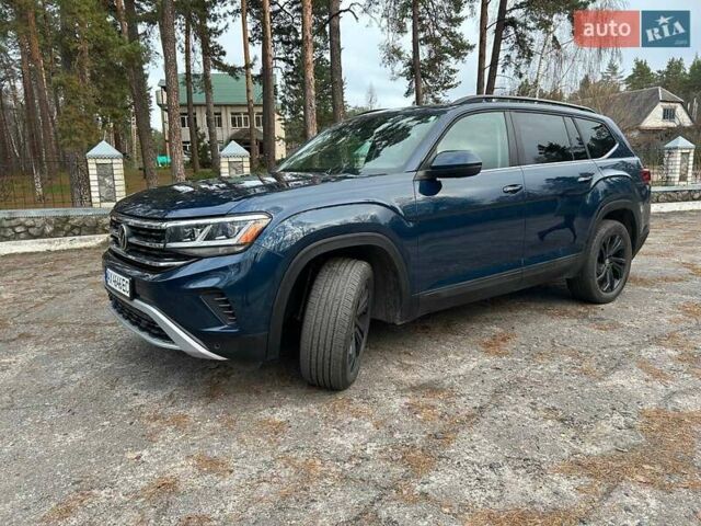 Синий Фольксваген Atlas, объемом двигателя 1.98 л и пробегом 68 тыс. км за 29300 $, фото 1 на Automoto.ua