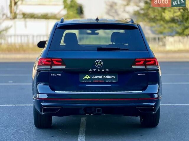 Синий Фольксваген Atlas, объемом двигателя 3.6 л и пробегом 12 тыс. км за 35999 $, фото 7 на Automoto.ua