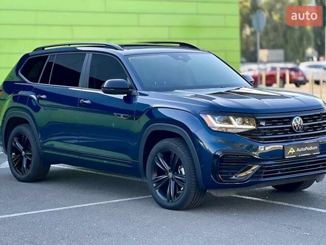 Синий Фольксваген Atlas, объемом двигателя 3.6 л и пробегом 12 тыс. км за 35999 $, фото 1 на Automoto.ua