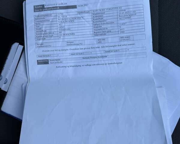 Білий Фольксваген e-Golf, об'ємом двигуна 0 л та пробігом 123 тис. км за 8500 $, фото 44 на Automoto.ua