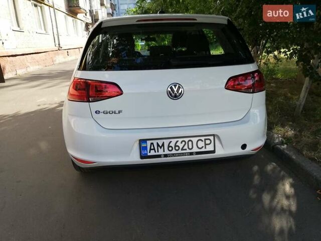Білий Фольксваген e-Golf, об'ємом двигуна 0 л та пробігом 93 тис. км за 9100 $, фото 1 на Automoto.ua