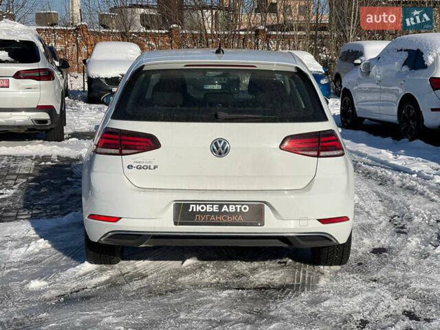 Білий Фольксваген e-Golf, об'ємом двигуна 0 л та пробігом 57 тис. км за 11500 $, фото 4 на Automoto.ua