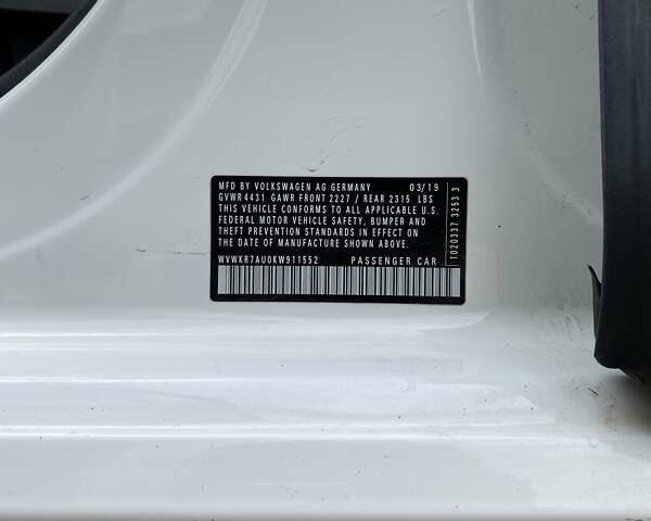 Білий Фольксваген e-Golf, об'ємом двигуна 0 л та пробігом 82 тис. км за 13000 $, фото 17 на Automoto.ua