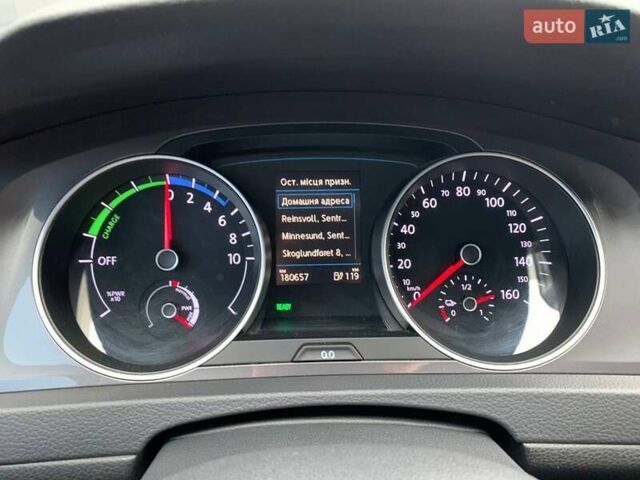 Черный Фольксваген e-Golf, объемом двигателя 0 л и пробегом 180 тыс. км за 11990 $, фото 30 на Automoto.ua