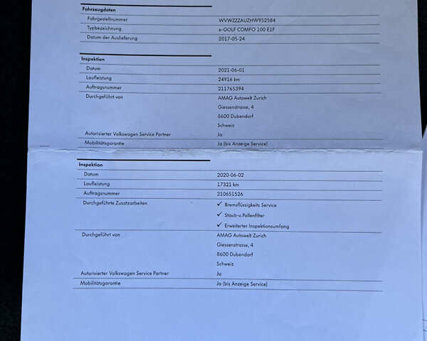 Чорний Фольксваген e-Golf, об'ємом двигуна 0 л та пробігом 51 тис. км за 13700 $, фото 32 на Automoto.ua