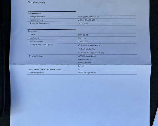 Чорний Фольксваген e-Golf, об'ємом двигуна 0 л та пробігом 51 тис. км за 13700 $, фото 31 на Automoto.ua