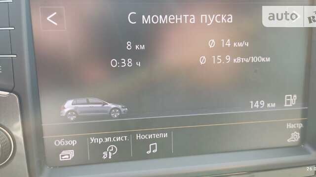 Фольксваген e-Golf, объемом двигателя 0 л и пробегом 115 тыс. км за 10999 $, фото 15 на Automoto.ua