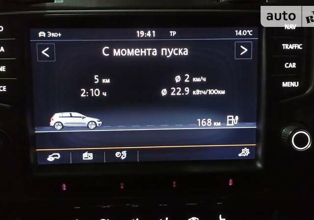 Сірий Фольксваген e-Golf, об'ємом двигуна 0 л та пробігом 131 тис. км за 12950 $, фото 27 на Automoto.ua