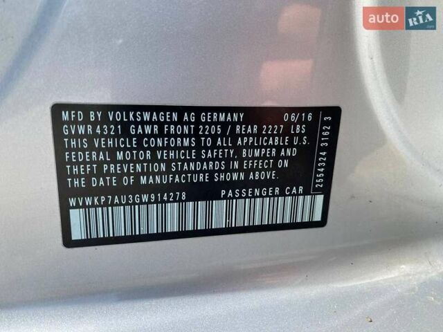 Серый Фольксваген e-Golf, объемом двигателя 0 л и пробегом 115 тыс. км за 8500 $, фото 22 на Automoto.ua