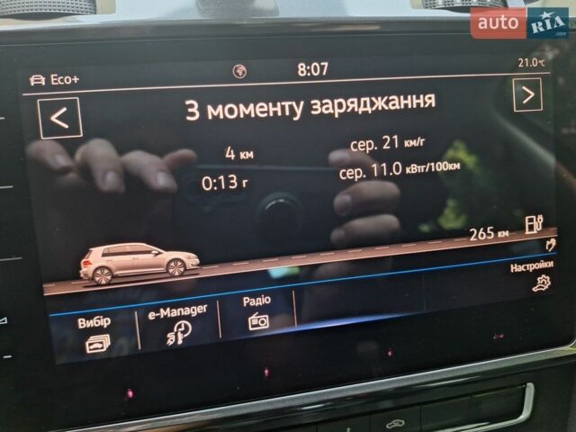 Сірий Фольксваген e-Golf, об'ємом двигуна 0 л та пробігом 163 тис. км за 12300 $, фото 11 на Automoto.ua