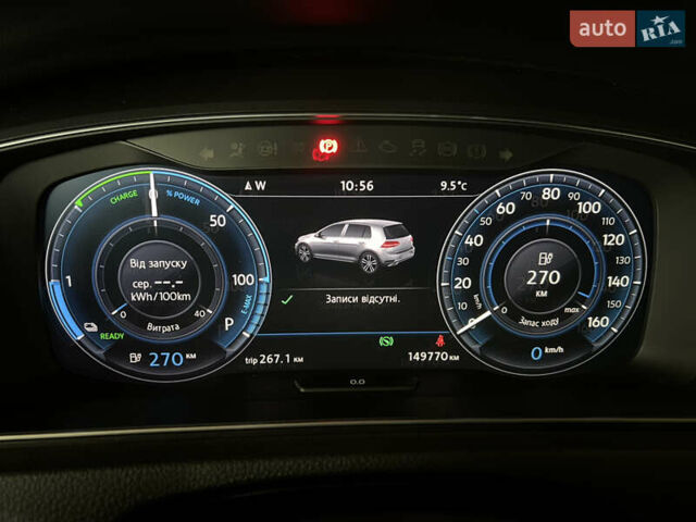 Серый Фольксваген e-Golf, объемом двигателя 0 л и пробегом 149 тыс. км за 12999 $, фото 93 на Automoto.ua