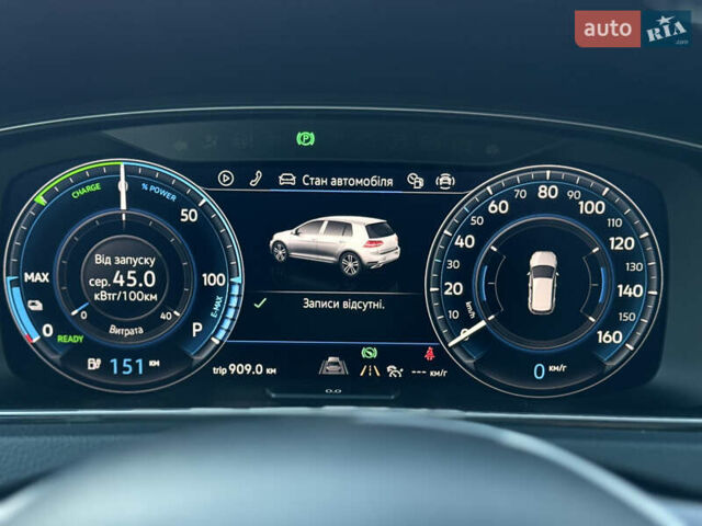Сірий Фольксваген e-Golf, об'ємом двигуна 0 л та пробігом 112 тис. км за 15900 $, фото 137 на Automoto.ua
