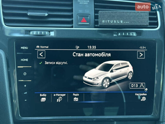 Сірий Фольксваген e-Golf, об'ємом двигуна 0 л та пробігом 112 тис. км за 15900 $, фото 113 на Automoto.ua