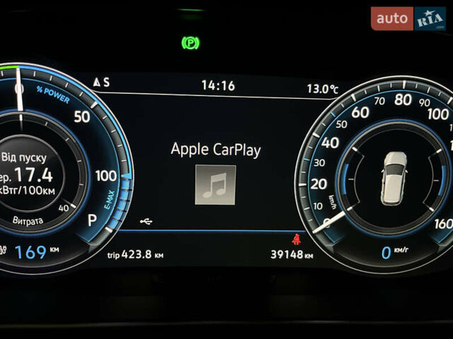 Сірий Фольксваген e-Golf, об'ємом двигуна 0 л та пробігом 39 тис. км за 17200 $, фото 8 на Automoto.ua