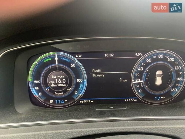 Серый Фольксваген e-Golf, объемом двигателя 0 л и пробегом 89 тыс. км за 15200 $, фото 1 на Automoto.ua