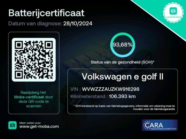 Серый Фольксваген e-Golf, объемом двигателя 0 л и пробегом 106 тыс. км за 14900 $, фото 1 на Automoto.ua